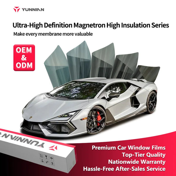 V Series Ultra HD TiN Magnetron Window Film (2mil) - Titanium Nitride - 1 | YunNian Auto Film
