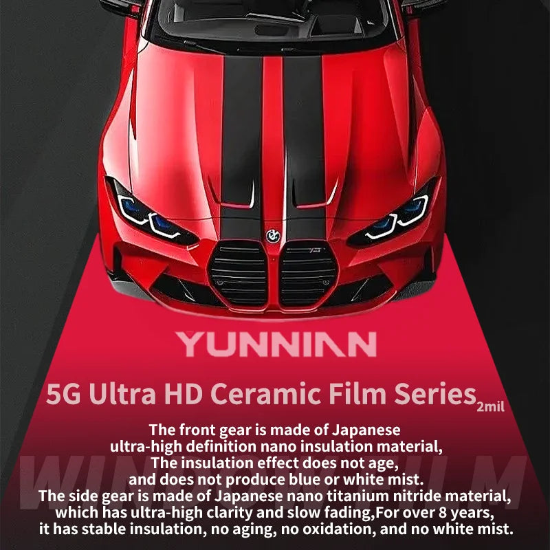 IR Ultra HD TiN Ceramic Window Film 5G (2mil) - Titanium Nitride
