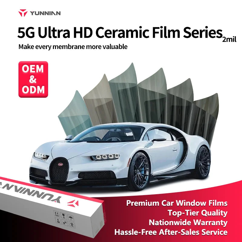 IR Ultra HD TiN Ceramic Window Film 5G (2mil) - Titanium Nitride - 1 | YunNian Auto Film