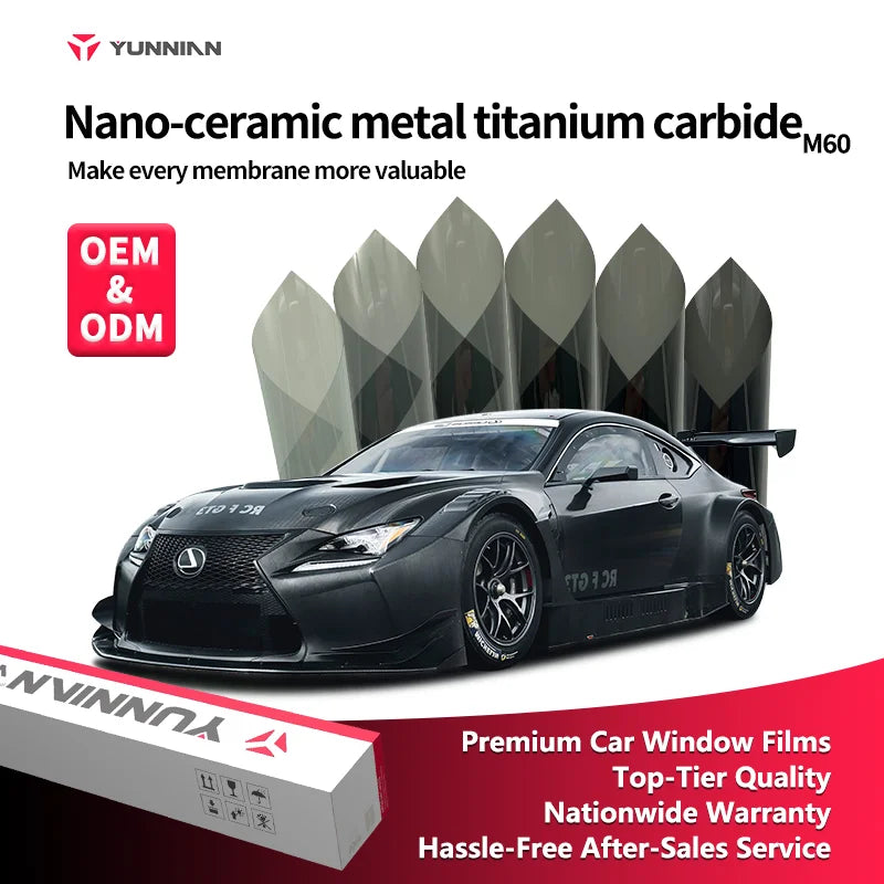 M60 Nano Ceramic Metal Film Window Film - YUNNIAN Auto Film