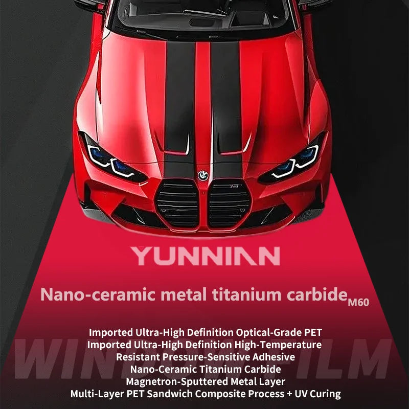 M60 Nano Ceramic Metal Film Window Film - Titanium Carbide - 2 | YunNian Auto Film