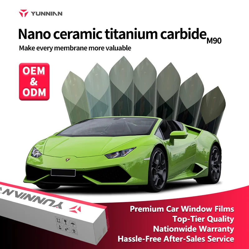 M90 Nano Ceramic Titanium Carbide Window Film - YUNNIAN Auto Film