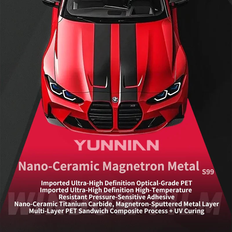 Ultra HD Nano Titanium Nitride High Thermal Insulation Ceramic Film (5G) - 2mil - 4 | YunNian Auto Film