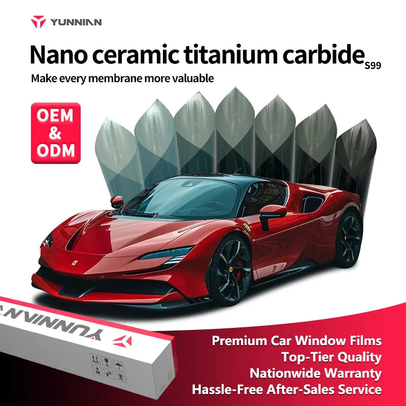 S99 Nano Ceramic Titanium Carbide Window Film - Titanium Carbide - 1 | YunNian Auto Film