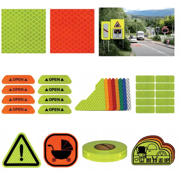 H2200 Fluorescent Warning Reflective Sheeting (PC)