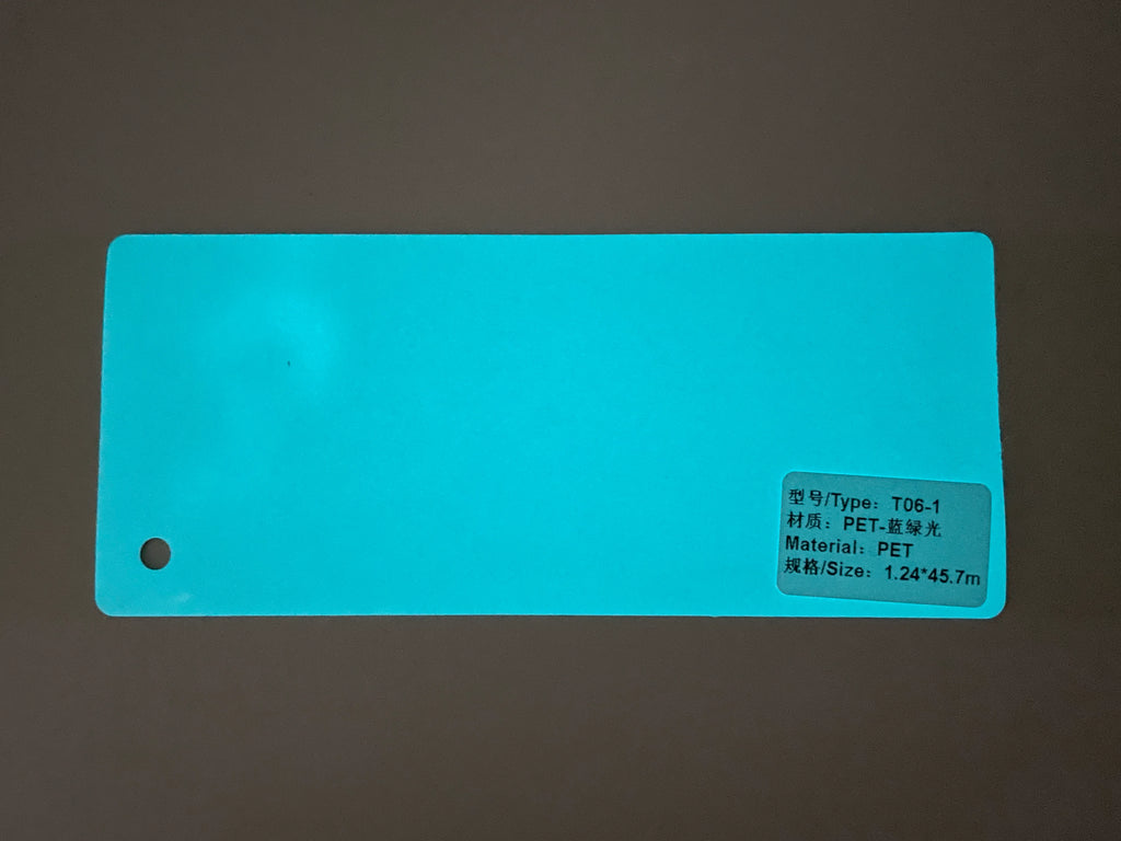 Premium Photoluminescent Film (Glow in the Dark) - High Luminance for Safety & Decoration