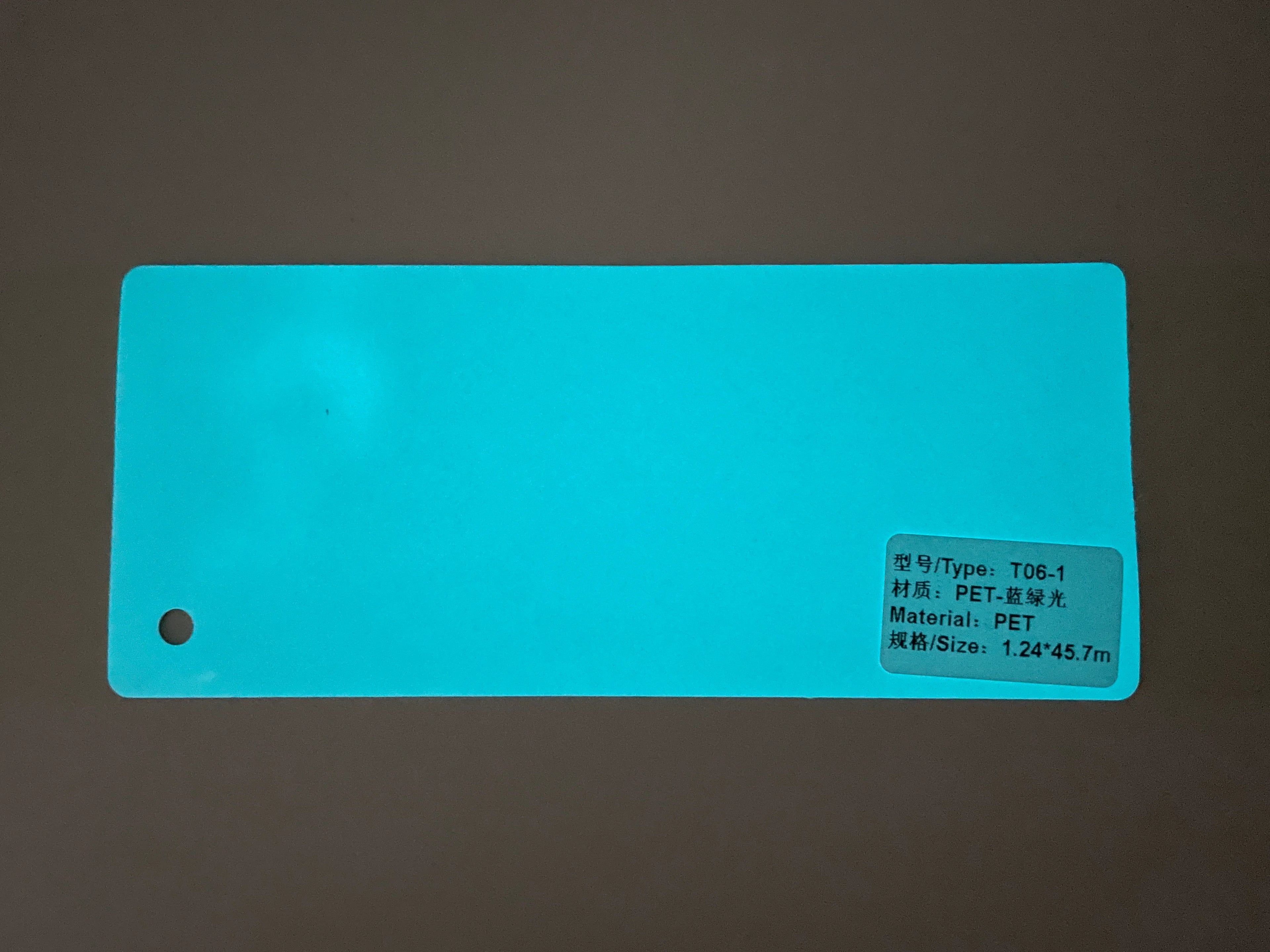 Premium Photoluminescent Film (Glow in the Dark) - High Luminance for Safety & Decoration