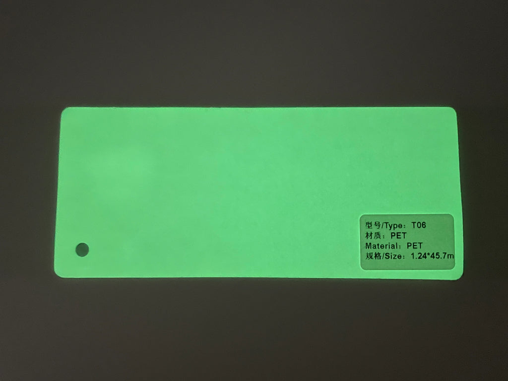 Premium Photoluminescent Film (Glow in the Dark) - High Luminance for Safety & Decoration