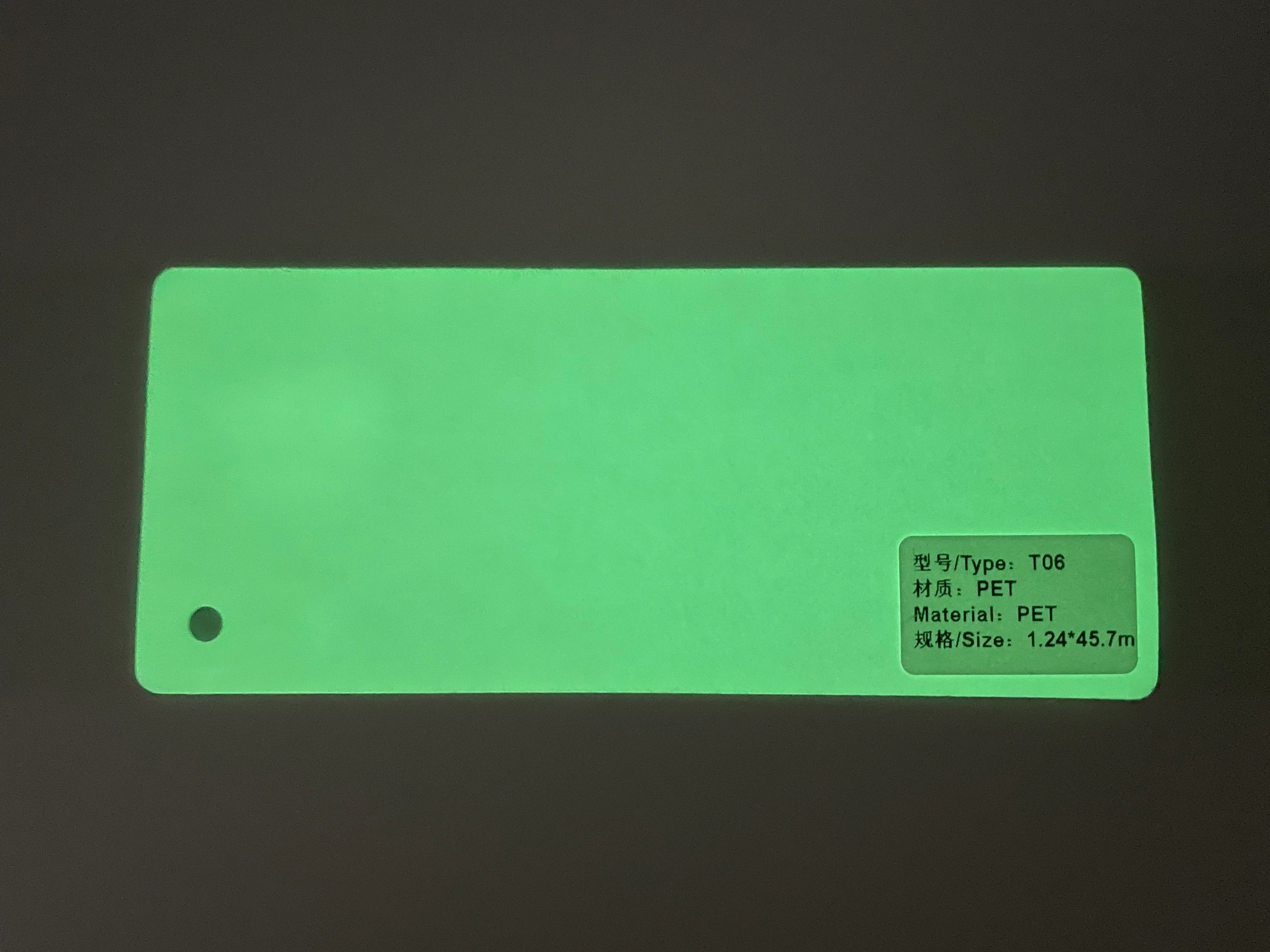 Premium Photoluminescent Film (Glow in the Dark) - High Luminance for Safety & Decoration