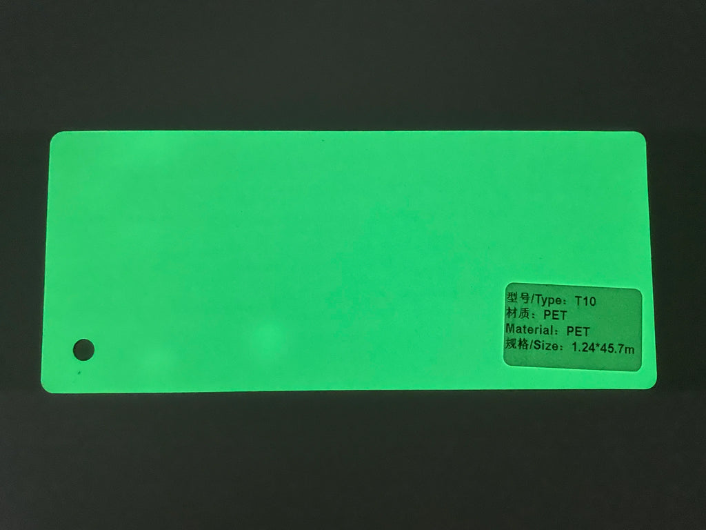 Premium Photoluminescent Film (Glow in the Dark) - High Luminance for Safety & Decoration
