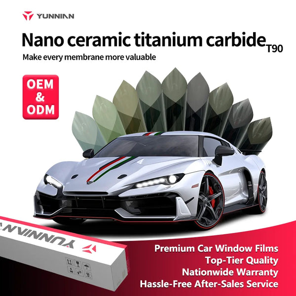 T90 Nano Ceramic Titanium Carbide Window Film - Titanium Carbide - 1 | YunNian Auto Film