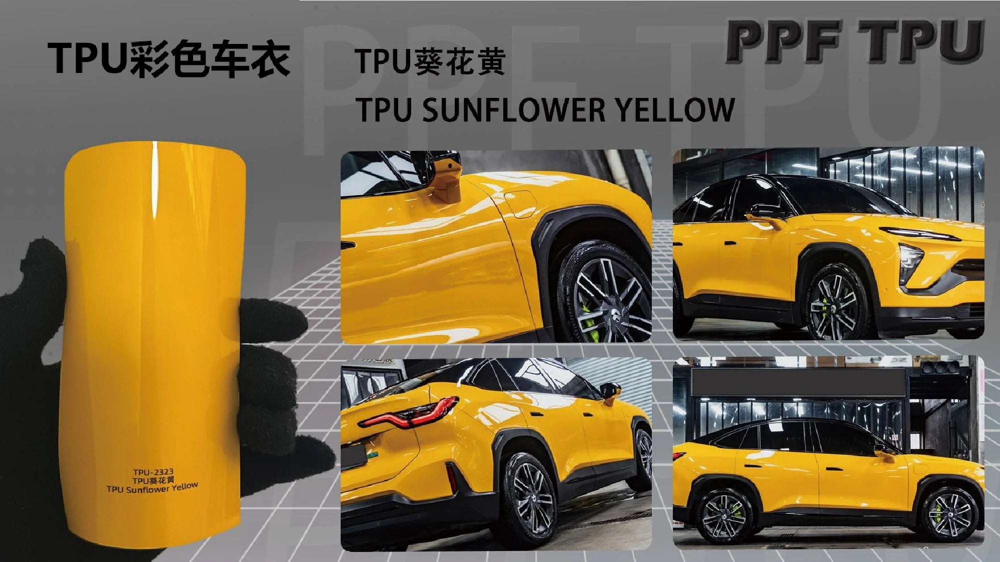 【Sunflower Yellow】YUNNIAN auto film
