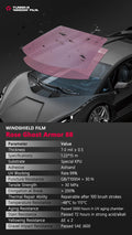 Glass Shield Windshield Protection - Phantom Rose (Chameleon)