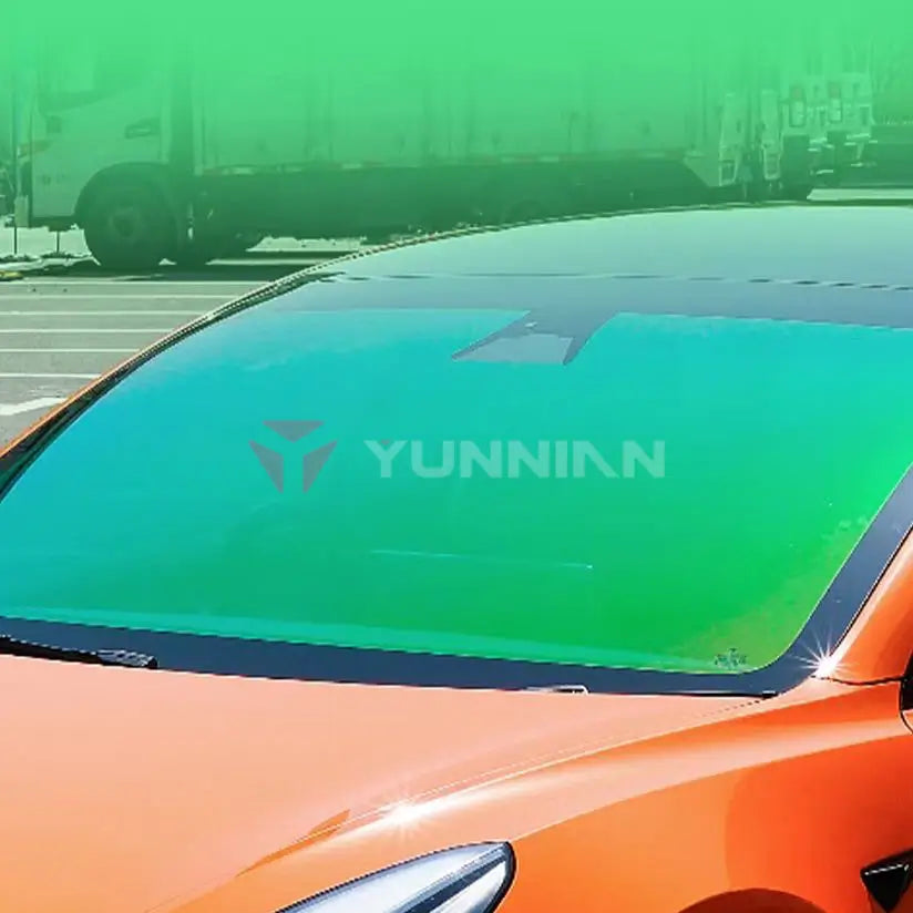 Chameleon Aurora Series Window Film - Aurora Green Color Variant