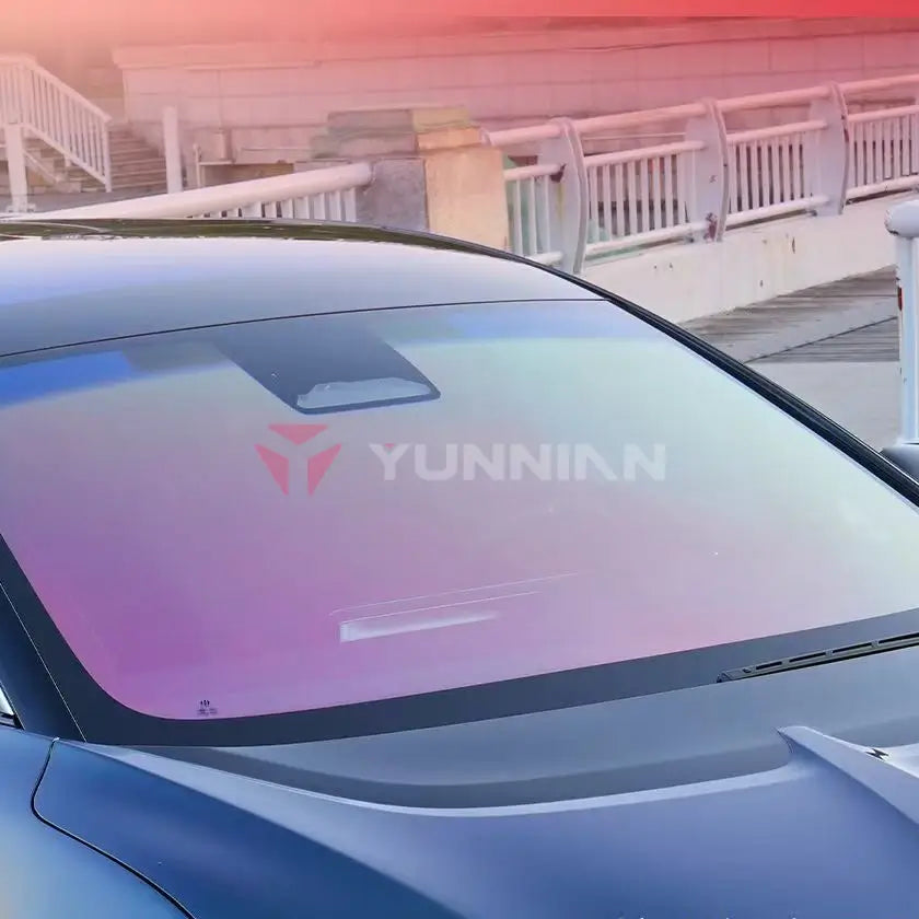 Chameleon Aurora Series Window Film - Flame Red Color Variant